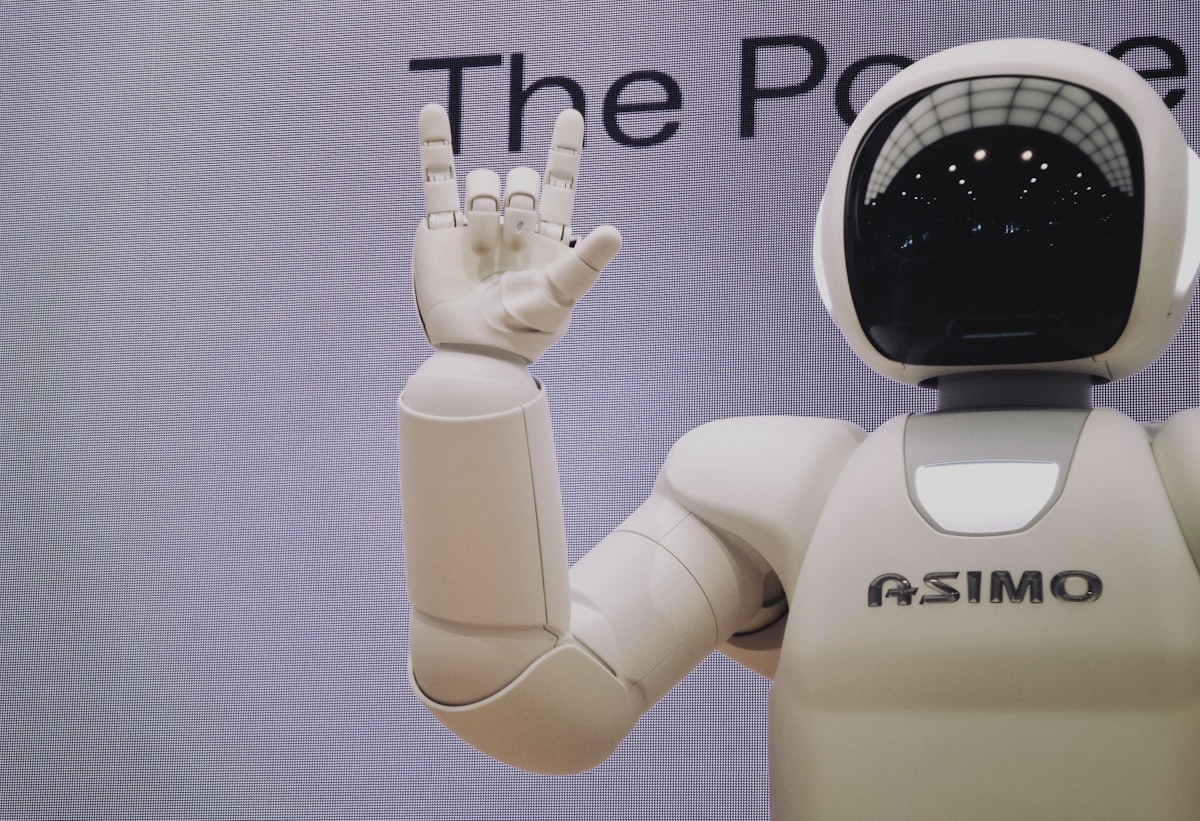 Robotic arm in composite workshop
